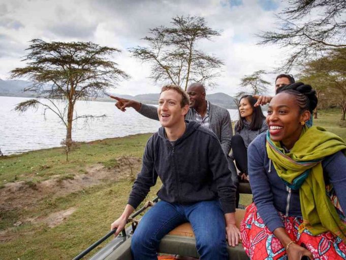 Mark Zuckerberg tourist Nairobi
